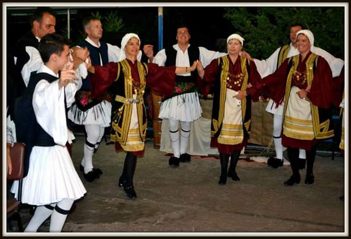 Gathering of residents of Dafni
