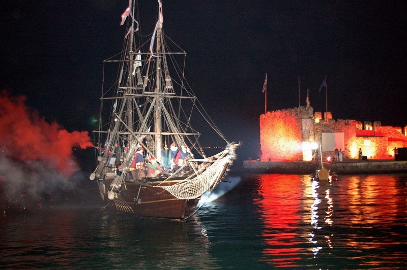 Representation of the Battle of Nafpaktos